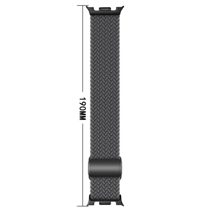マグネティックバックル編みナイロンウォッチバンド、Samsung Galaxy Watch8 / Watch8 Classic用