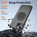 Kalebol 磁気 MagSafe 回転ホルダー PC 電話ケース、iPhone 14 Pro 用、iPhone 14 Pro Max 用、iPhone 13 Pro Max 用、iPhone 13 Pro 用、iPhone 13 用