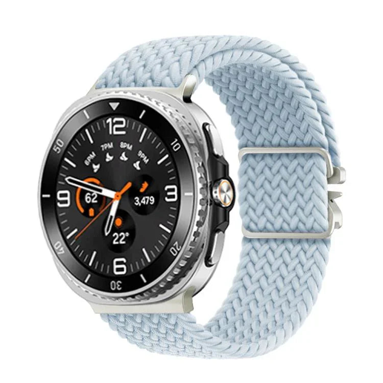 パラシュートバックル編みナイロンウォッチバンド、Samsung Galaxy Watch8 / Watch8 Classic 用