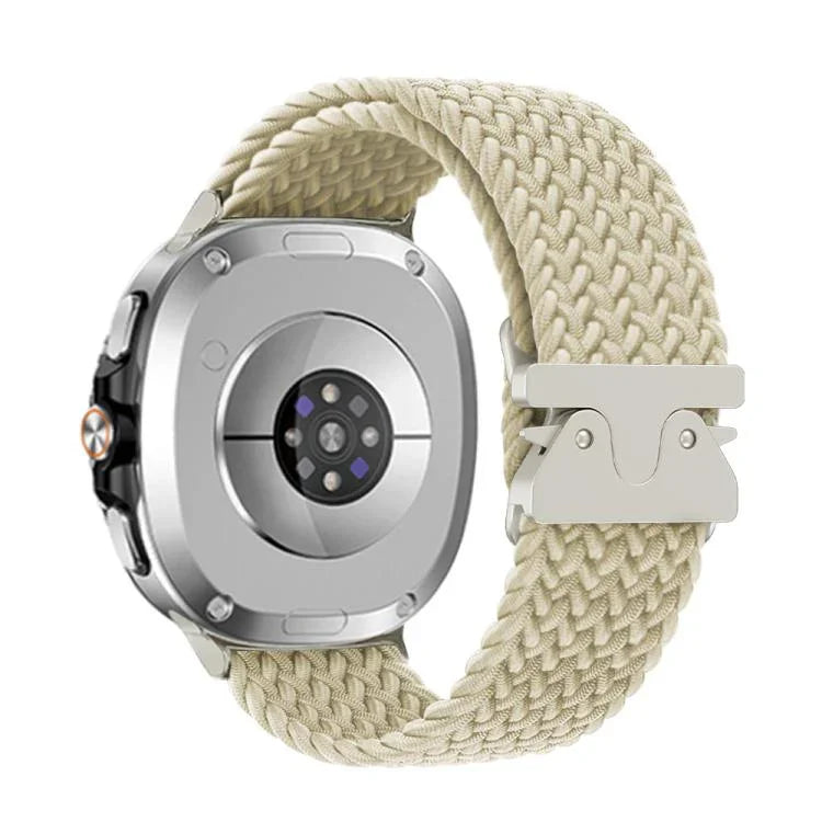 パラシュートバックル編みナイロンウォッチバンド、Samsung Galaxy Watch8 / Watch8 Classic 用