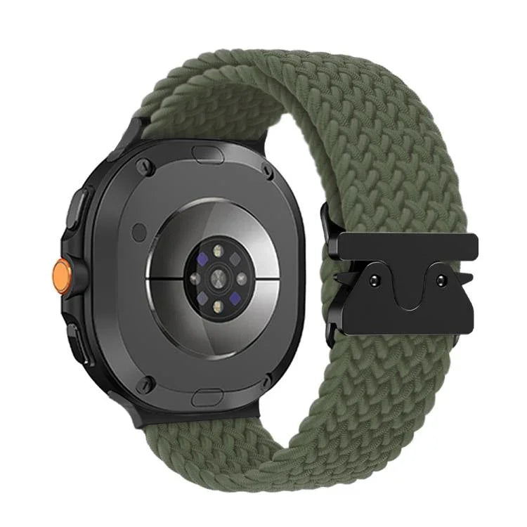 パラシュートバックル編みナイロンウォッチバンド、Samsung Galaxy Watch8 / Watch8 Classic 用