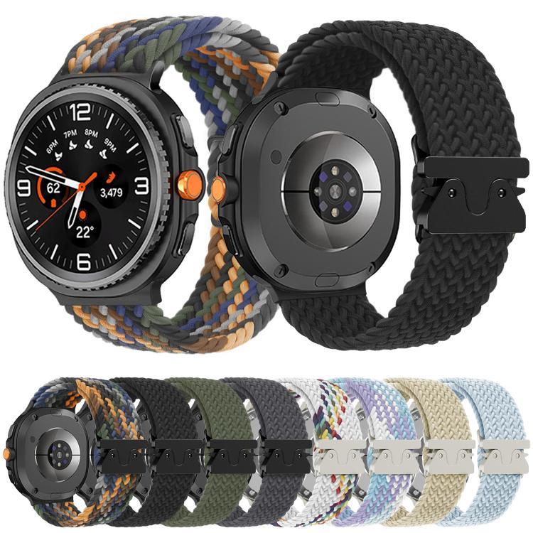 パラシュートバックル編みナイロンウォッチバンド、Samsung Galaxy Watch8 / Watch8 Classic 用