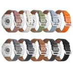 ステンレススチールシルバーバックル本革ウォッチバンド、Samsung Galaxy Watch8 / Watch8 Classic 用