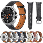 ライチテクスチャ本革ウォッチバンド、Samsung Galaxy Watch8 / Watch8 Classic 用