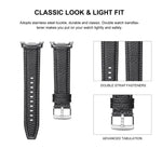 ライチテクスチャ本革ウォッチバンド、Samsung Galaxy Watch8 / Watch8 Classic 用