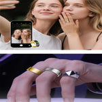 R100 SIZE 12 Smart Ring, Support Heart Rate / Blood Oxygen / Sleep Monitoring / Remote Photography