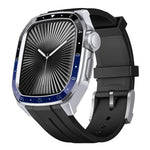 スケールモデル一体型メタルフレームシリコンウォッチバンド、Apple Watch シリーズ10 46mm用