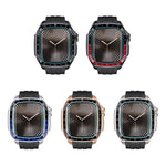 スケールモデル一体型メタルフレームシリコンウォッチバンド、Apple Watch シリーズ10 46mm用