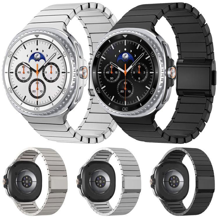 バンブーノーマンバックルステンレススチールウォッチバンド、Samsung Galaxy Watch8 / Watch8 Classic 用