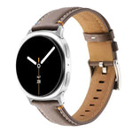 ステッチ入り本革ウォッチバンド、Samsung Galaxy Watch8 / Watch8 Classic 用