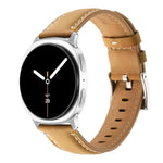 ステッチ入り本革ウォッチバンド、Samsung Galaxy Watch8 / Watch8 Classic 用
