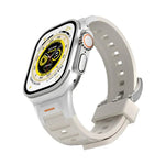 パイオニア メタルジョイント カラフルシリコンウォッチバンド、Apple Watch 46mm / 49mm / 45mm / 44mm用、Apple Watch 42mm / 41mm / 40mm / 38mm用
