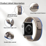 ワイルドパスループ ナイロンウォッチバンド 3Dカーブフィルム付き、Apple Watch シリーズ10 46mm用、Apple Watch シリーズ10 42mm用、Apple Watch 6 / 5 / 4 / SE 44mm用