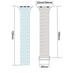 I字型マグネットシリコンウォッチバンド、Apple Watch 46mm / 49mm / 45mm / 44mm用、Apple Watch 42mm / 41mm / 40mm / 38mm用