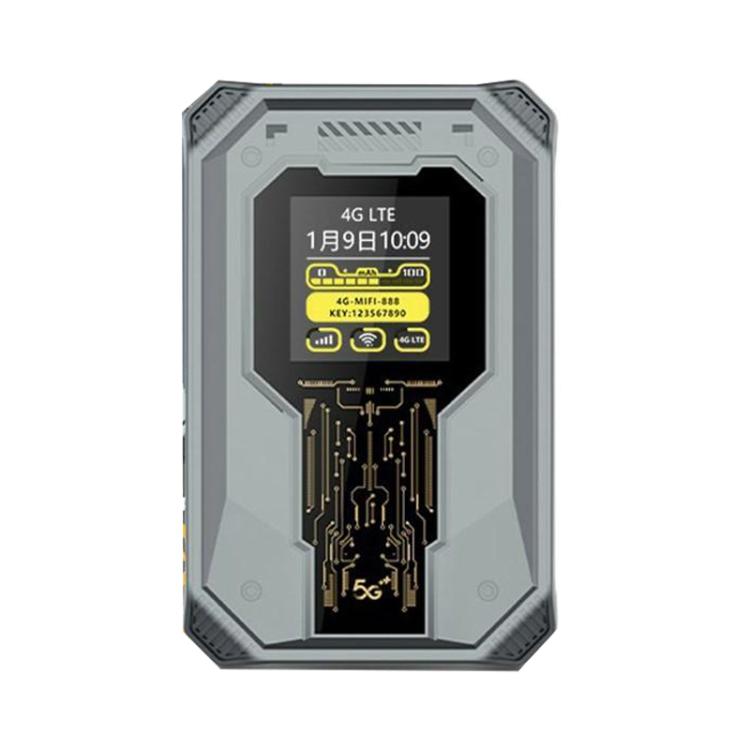 A50 8台対応 ポータブルSIMカード 4G WiFiルーター 充電式 時間表示ルーター, A50