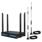 ED126-E 2つの屋外吸盤アンテナ付き 4G LTEルーター WiFi CPE ワイヤレスネットワークルーター USプラグ EUプラグ
