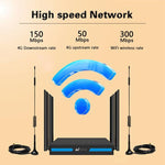 ED126-E 2つの屋外吸盤アンテナ付き 4G LTEルーター WiFi CPE ワイヤレスネットワークルーター USプラグ EUプラグ