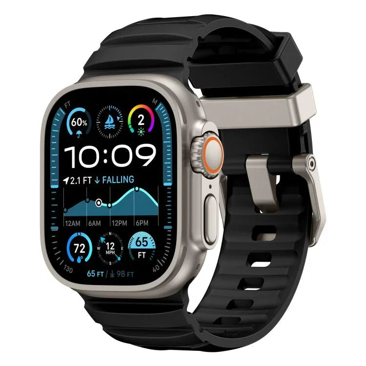 ロックピーク シリコンウォッチバンド、Apple Watch 46mm / 49mm / 45mm / 44mm用