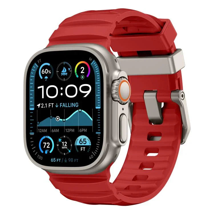 ロックピーク シリコンウォッチバンド、Apple Watch 46mm / 49mm / 45mm / 44mm用
