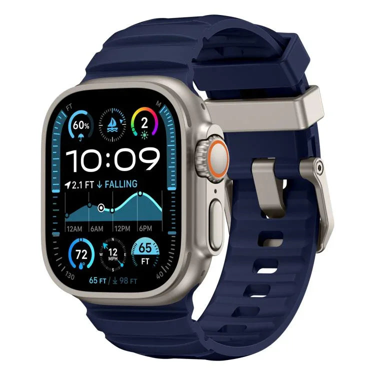 ロックピーク シリコンウォッチバンド、Apple Watch 46mm / 49mm / 45mm / 44mm用