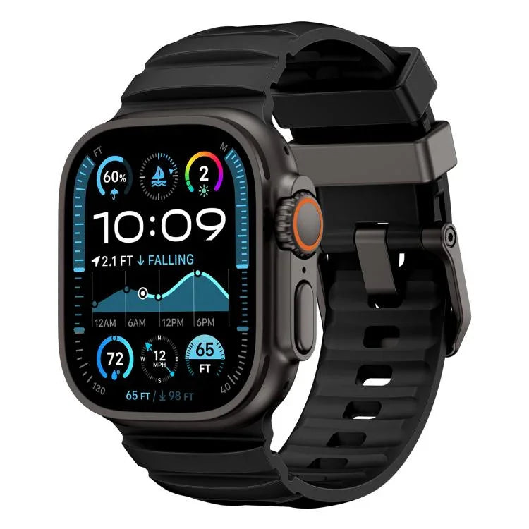 ロックピーク シリコンウォッチバンド、Apple Watch 46mm / 49mm / 45mm / 44mm用
