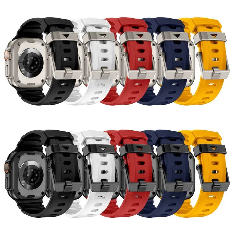 ロックピーク シリコンウォッチバンド、Apple Watch 46mm / 49mm / 45mm / 44mm用