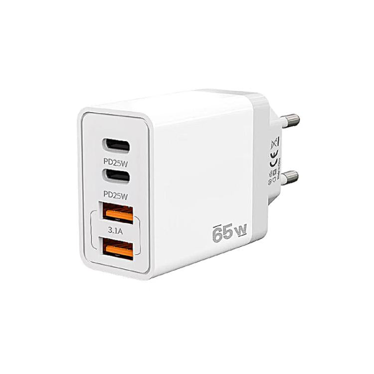 TE-PD44 デュアルUSB-A デュアルType-C 4ポート携帯電話充電器、EUプラグ、USプラグ