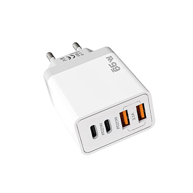 TE-PD44 デュアルUSB-A デュアルType-C 4ポート携帯電話充電器、EUプラグ、USプラグ