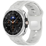 フットボールテクスチャ裏面スチールバックルシリコンウォッチバンド、Samsung Galaxy Watch8 / Watch8 Classic 用