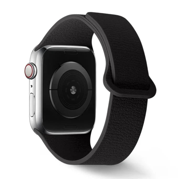 ライチ柄マグネットループシリコンウォッチバンド、Apple Watch 46mm / 49mm / 45mm / 44mm用、Apple Watch 42mm / 41mm / 40mm / 38mm用
