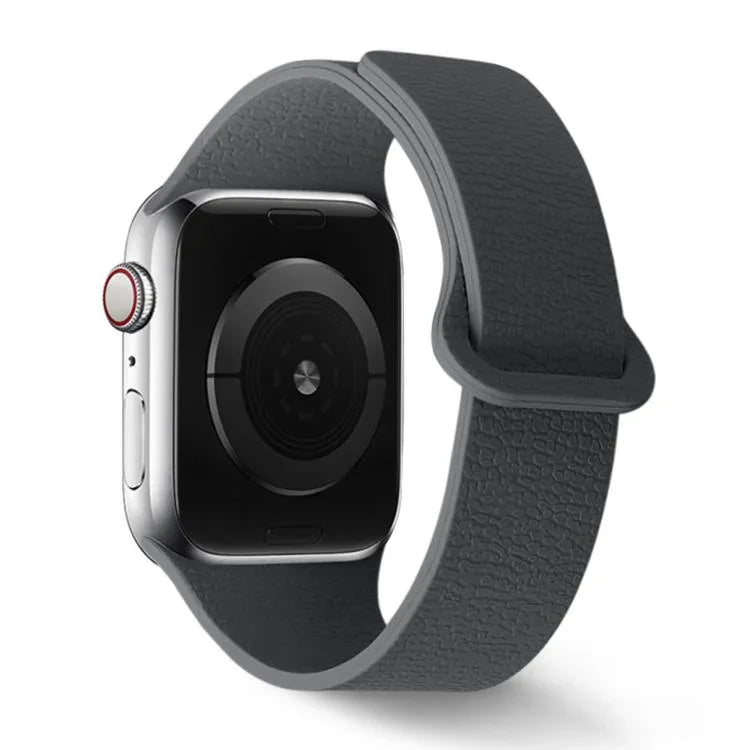 ライチ柄マグネットループシリコンウォッチバンド、Apple Watch 46mm / 49mm / 45mm / 44mm用、Apple Watch 42mm / 41mm / 40mm / 38mm用