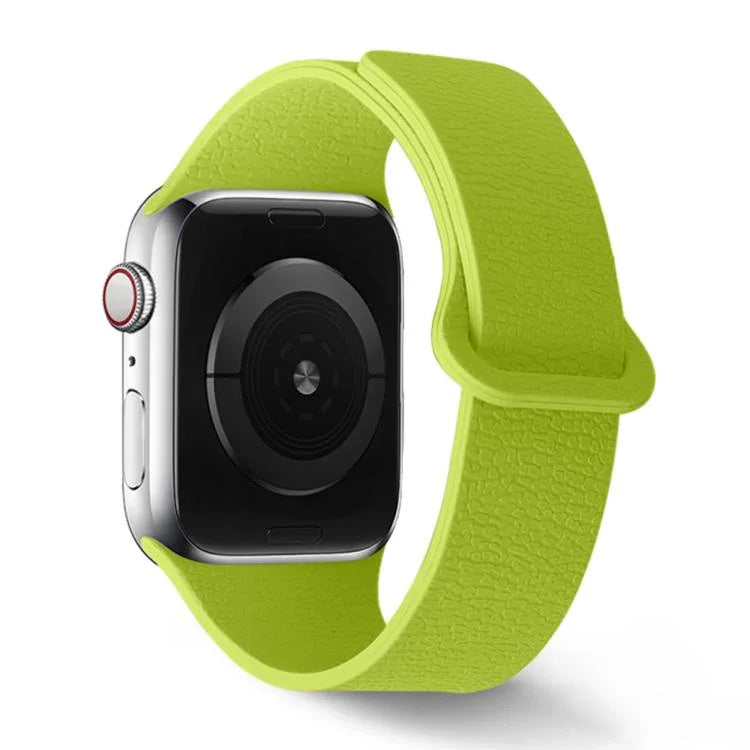 ライチ柄マグネットループシリコンウォッチバンド、Apple Watch 46mm / 49mm / 45mm / 44mm用、Apple Watch 42mm / 41mm / 40mm / 38mm用