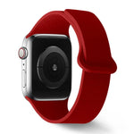 ライチ柄マグネットループシリコンウォッチバンド、Apple Watch 46mm / 49mm / 45mm / 44mm用、Apple Watch 42mm / 41mm / 40mm / 38mm用