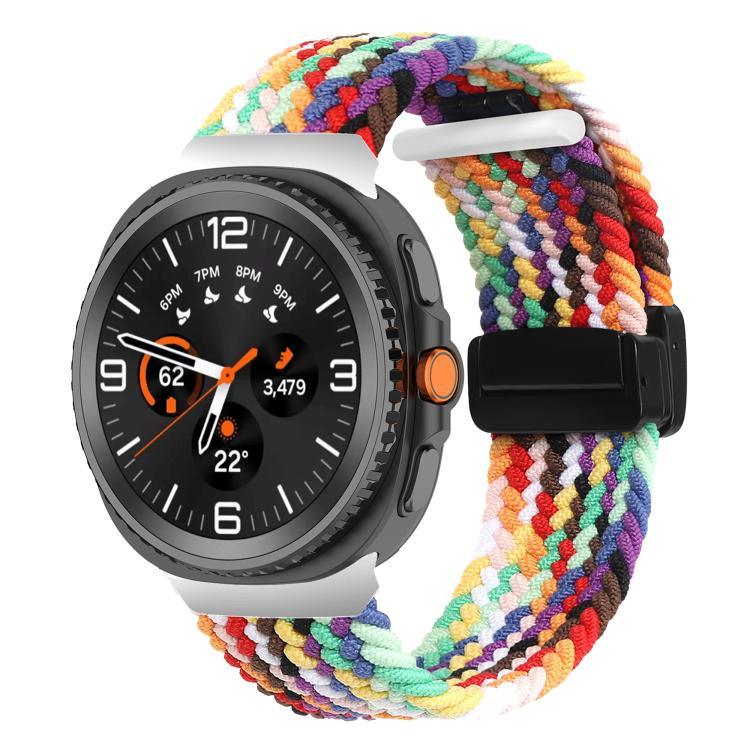 折りたたみマグネットバックル編み込みウォッチバンド、Samsung Galaxy Watch8 / Watch8 Classic用