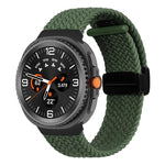折りたたみマグネットバックル編み込みウォッチバンド、Samsung Galaxy Watch8 / Watch8 Classic用