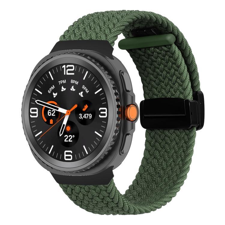 折りたたみマグネットバックル編み込みウォッチバンド、Samsung Galaxy Watch8 / Watch8 Classic用