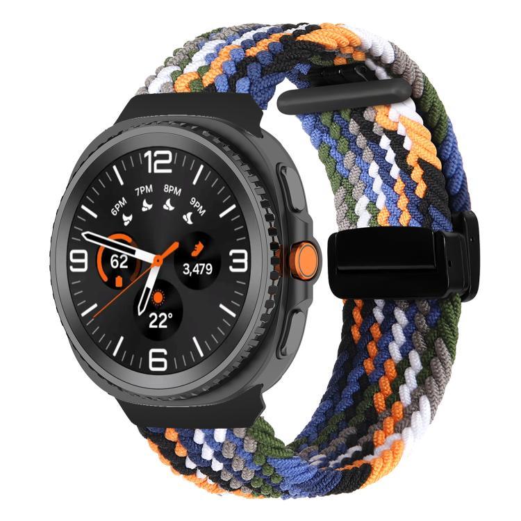 折りたたみマグネットバックル編み込みウォッチバンド、Samsung Galaxy Watch8 / Watch8 Classic用