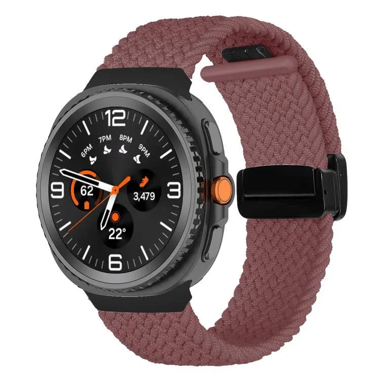 折りたたみマグネットバックル編み込みウォッチバンド、Samsung Galaxy Watch8 / Watch8 Classic用