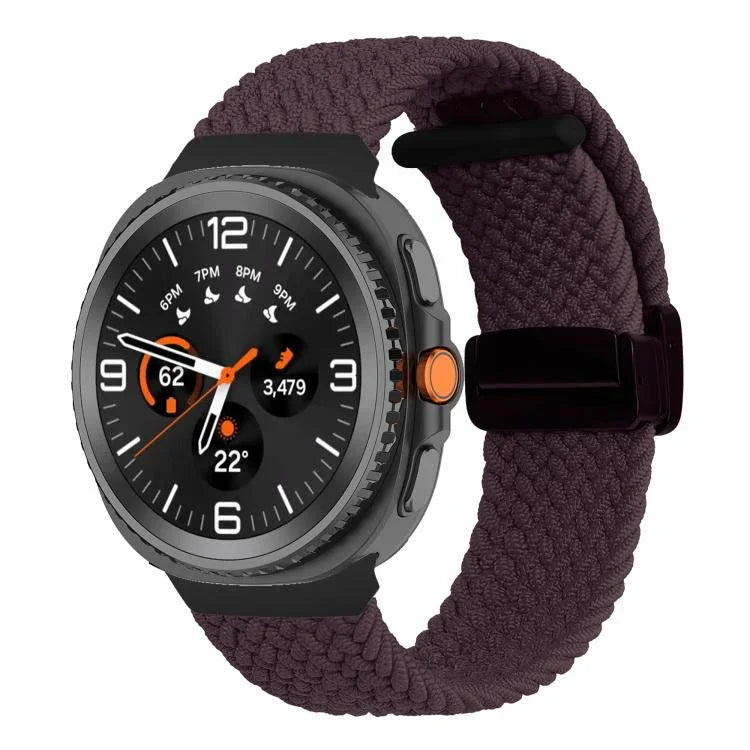折りたたみマグネットバックル編み込みウォッチバンド、Samsung Galaxy Watch8 / Watch8 Classic用