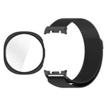 全面保護TPUプロテクティブカバー ミラネーゼマグネットメタルウォッチバンド、Samsung Galaxy Watch8 44mm用、Samsung Galaxy Watch8 40mm用