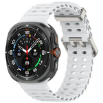 シリコンウォッチカバーマリンデュアルバックル シリコンウォッチバンド、Samsung Galaxy Watch 47mm / Ultra 2025用