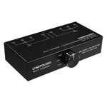 B073 1入力3出力フルバランス信号セレクター 3チャンネルバランスラインセレクター、外部電源不要ロスレス切替、B073