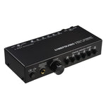 B081 6入力3出力オーディオ信号セレクタースイッチャー多チャンネルスイッチャー、フルバランスパッシブフロントアクティブスピーカーボリュームコントローラーRCAセレクター、B081