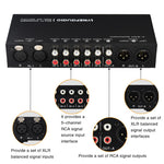 B081 6入力3出力オーディオ信号セレクタースイッチャー多チャンネルスイッチャー、フルバランスパッシブフロントアクティブスピーカーボリュームコントローラーRCAセレクター、B081