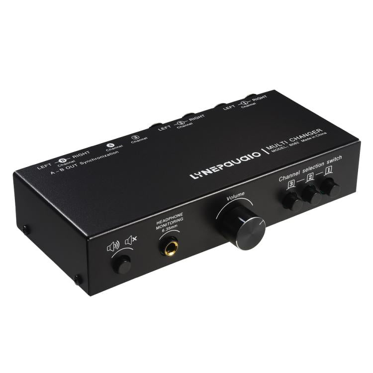 B082 3入力3出力オーディオ信号セレクターバランスラインスイッチャー、B082