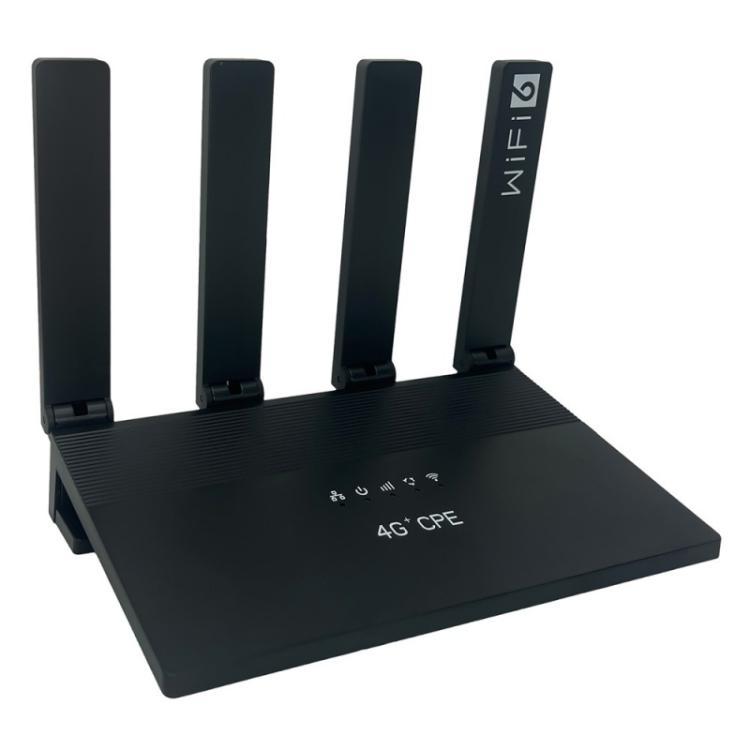 WR800 WiFiルーター 4LANポート 600Mbps WiFi 6 ワイヤレスモデム SIMカードスロット付き 4G LTE、米国プラグ、欧州プラグ
