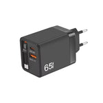 FC1 3-in-1 70cm 伸縮式Type-Cケーブル、PD3.0、QC3.0 USBスマホ充電器、EUプラグ