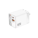 FC1 3-in-1 70cm 伸縮式Type-Cケーブル、PD3.0、QC3.0 USBスマホ充電器、USプラグ