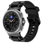 エクスプローラーメタルコネクターシリコンウォッチバンド、Samsung Galaxy Watch8 / Watch8 Classic用