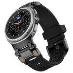 エクスプローラーメタルコネクターシリコンウォッチバンド、Samsung Galaxy Watch8 / Watch8 Classic用